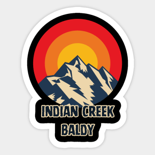 Indian Creek Baldy Sticker